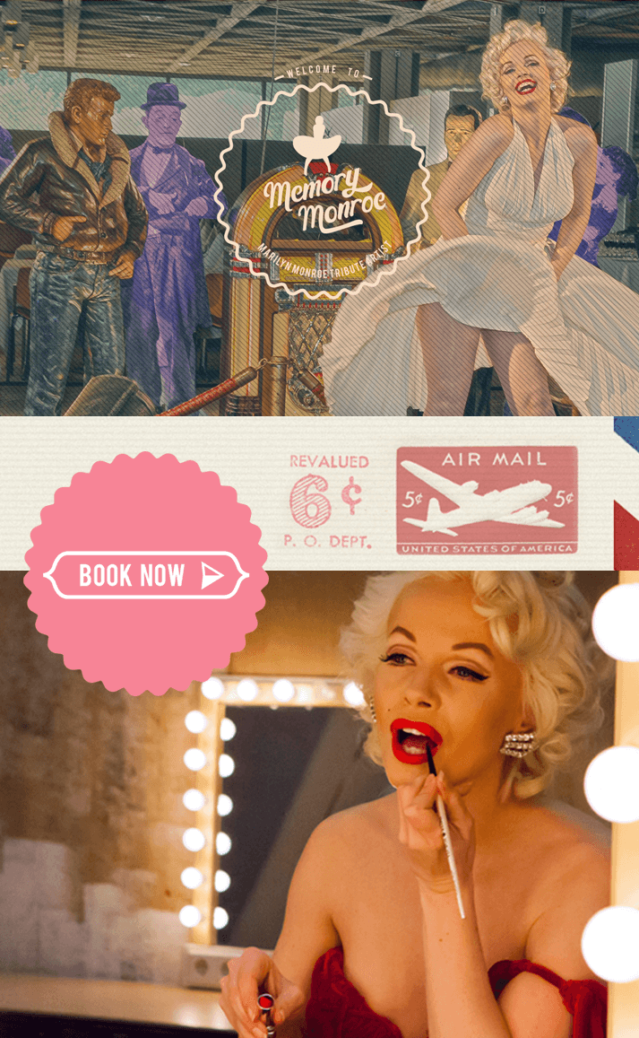 Memory Monroe webdesign